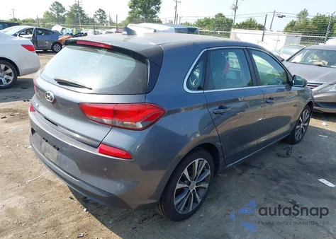 2018 Hyundai Elantra Gt из США, поврежденный, VIN KMHH35LE1JU033030